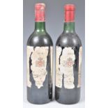 TWO BOTTLES OF 1970'S CHATEAU GASTON HOCHAR FRENCH RED WINE