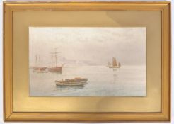 C.P.B.S. LILLINGSTON (fl.1871-1899) CORNISH WATERCOLOUR PAINTING OF BOATS