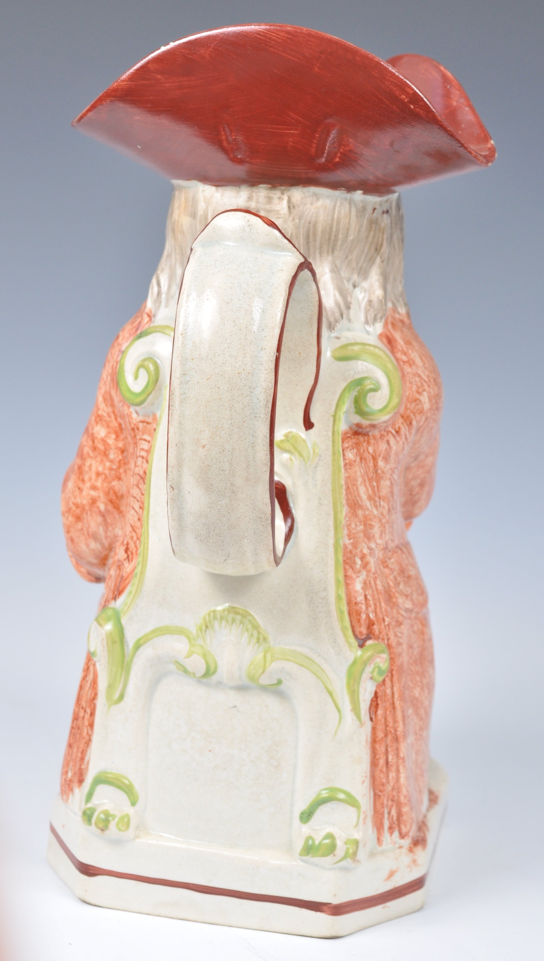 LATE 18TH CENTURY PEARLWARE TOBY / CHARACTER JUG ' GOOD ALE ' - Image 3 of 6