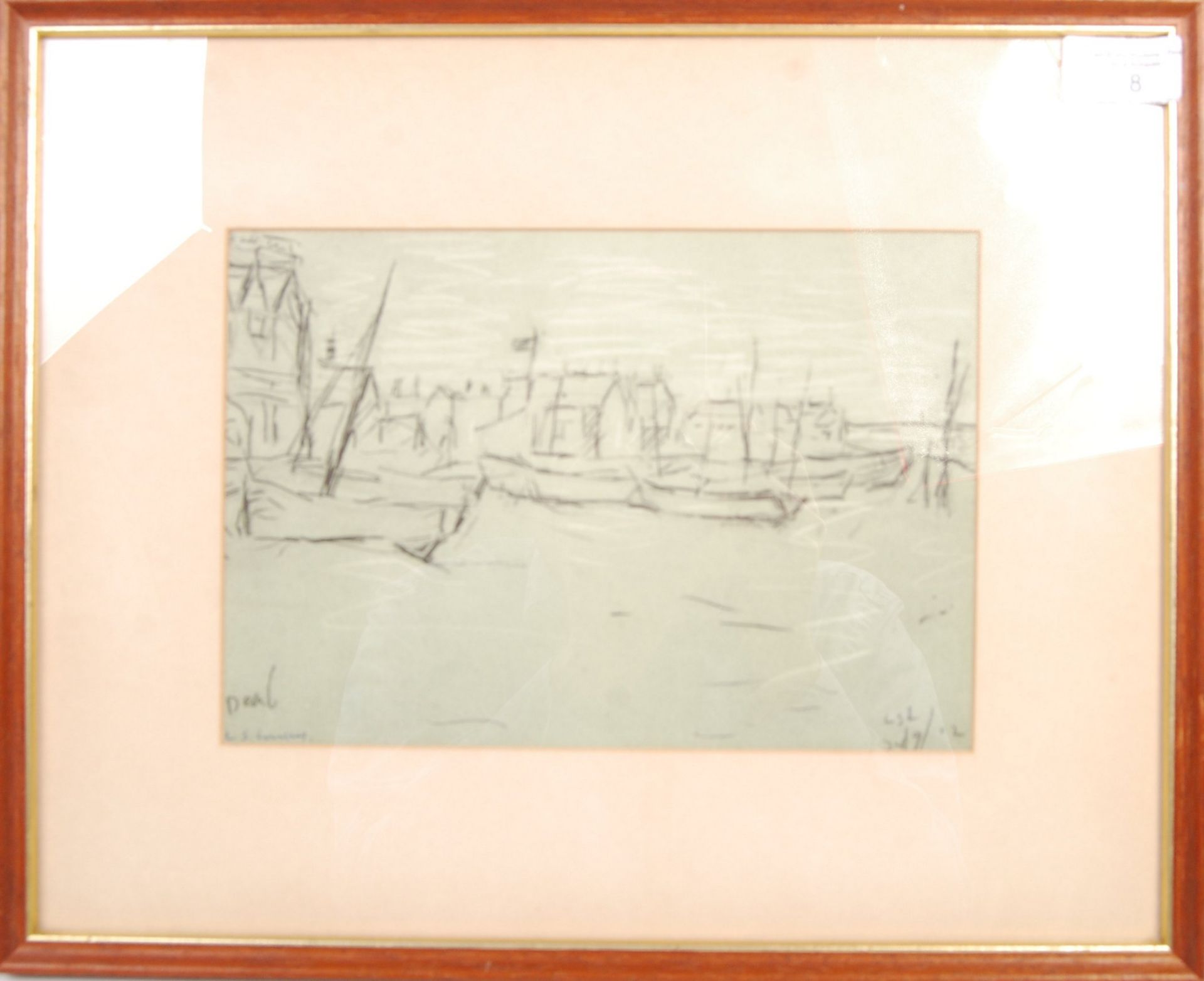 AFTER LAURENCE STEPHEN LOWRY RA (BRITISH 1887-1976) DEAL SIGNED PRINT - Bild 2 aus 4