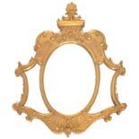 19TH CENTURY GILT WOOD ADAMS REVIVAL TRIPTYCH WALL MIRROR