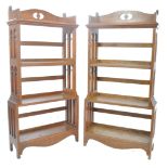 PAIR OF EARLY 20TH CENTURY LIBERTY MANNER BOOKCASES