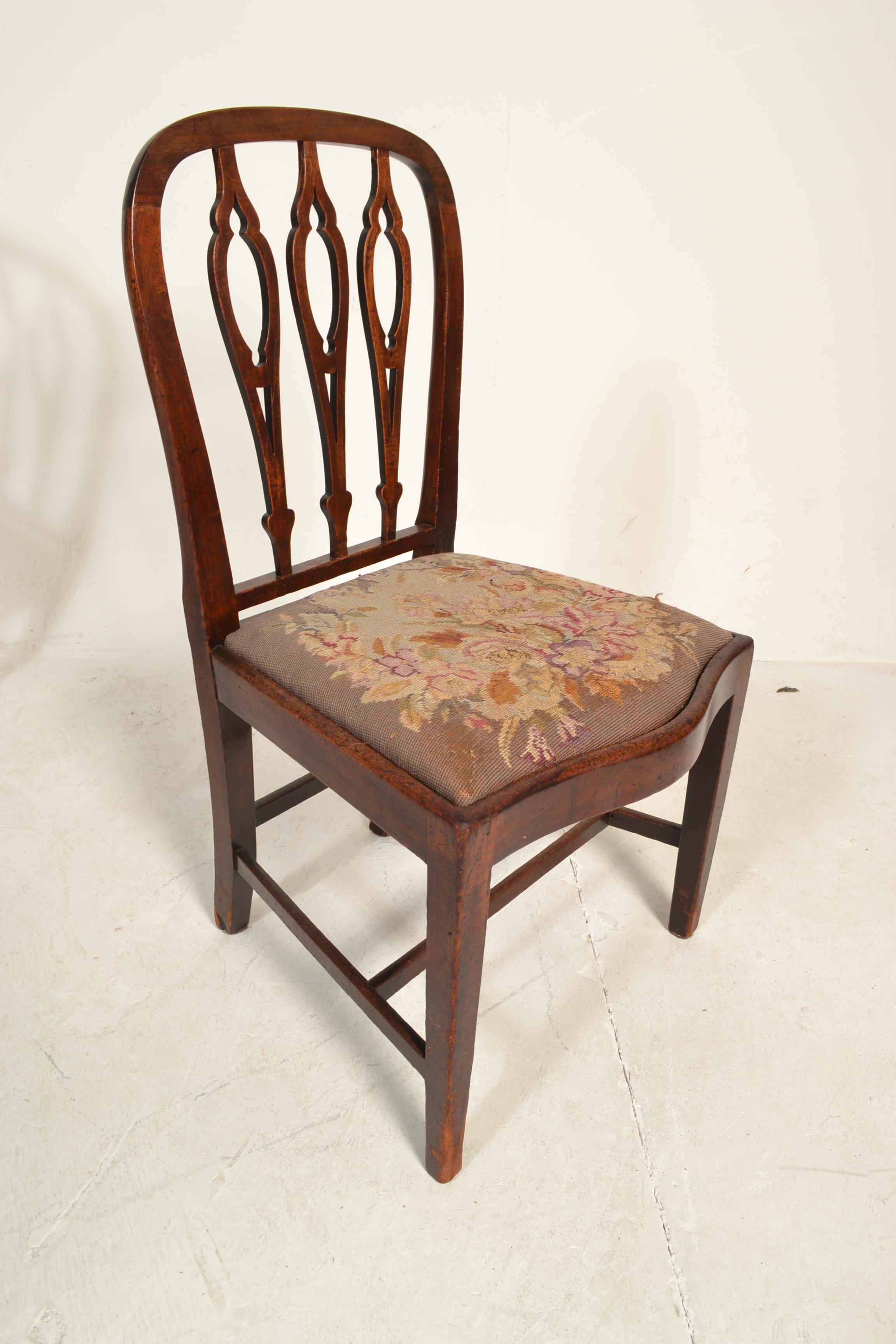 SET OF 6 19TH CENTURY GEORGE III MAHOGANY DINING CHAIRS - Image 17 of 32