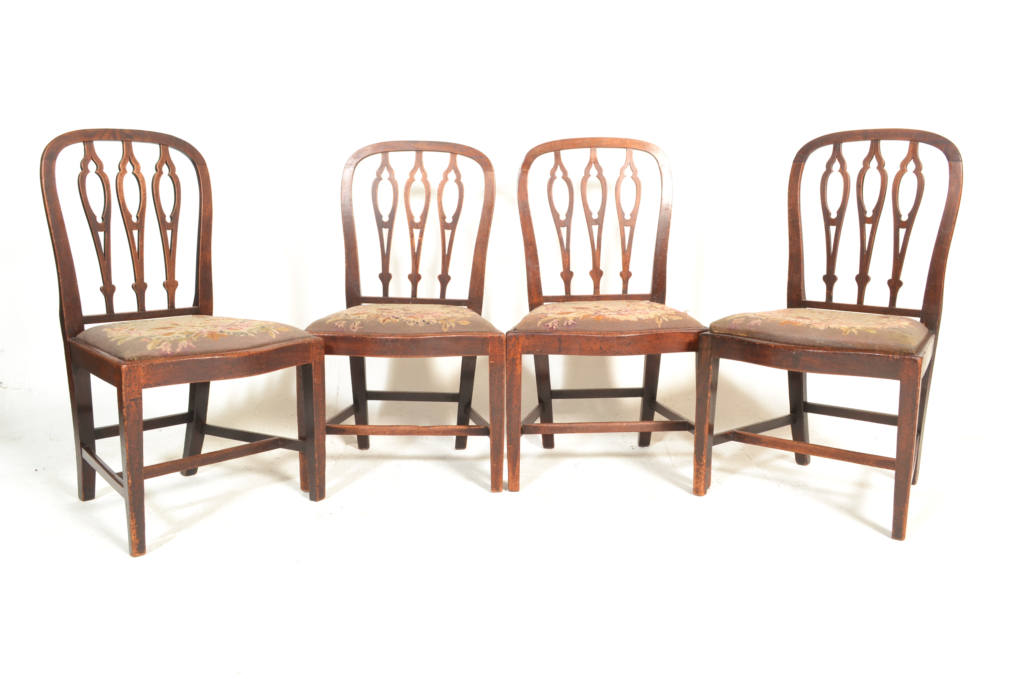 SET OF 6 19TH CENTURY GEORGE III MAHOGANY DINING CHAIRS - Image 2 of 32