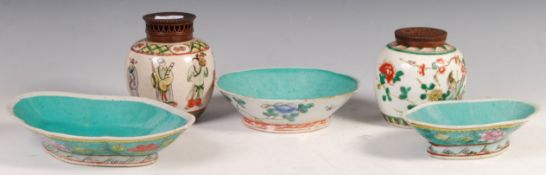 COLLECTION OF LATE 19TH CENTURY CHINESE CERAMICS