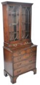 18TH CENTURY BACHELORS CHEST OF DRAWERS - LIBRARY BOOKCASE