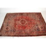 EARLY 20TH CENTURY PERSIAN KHAMSEH - QASHGA RUG