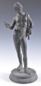 19TH CENTURY NAPOLEONIC GRAND TOUR BRONZE STATUE OF NARCISSUS