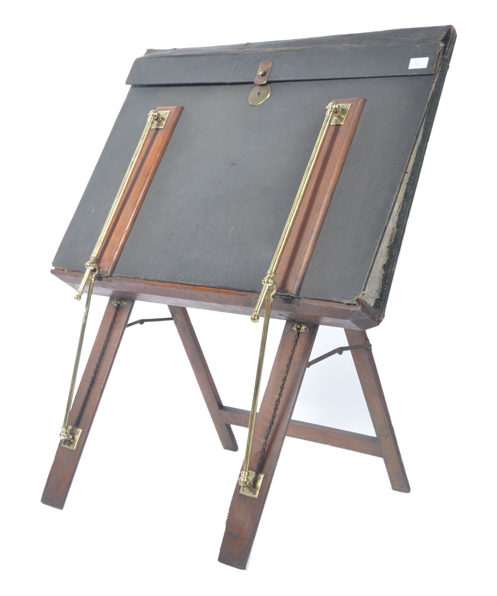 VICTORIAN MAHOGANY FOLDER FOLIO LEDGER EASEL STAND