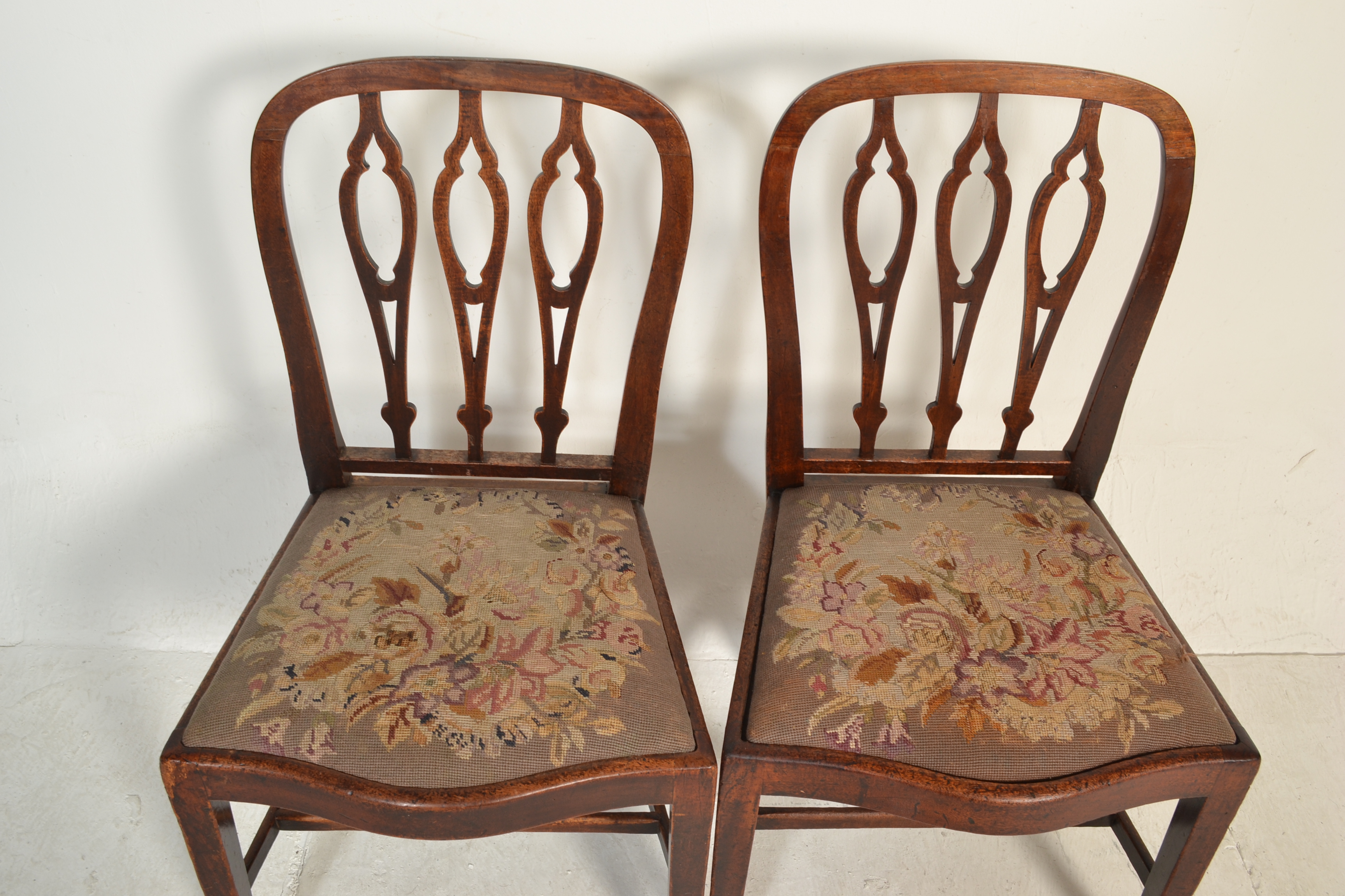 SET OF 6 19TH CENTURY GEORGE III MAHOGANY DINING CHAIRS - Image 31 of 32