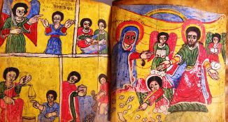 RARE 19TH CENTURY ETHIOPIAN HAND WRITTEN PRAYER BOOK