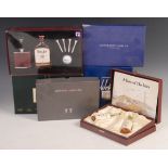 A GOOD SELECTION OF BOXED WHISKY AND SHERRY MINIATURES.