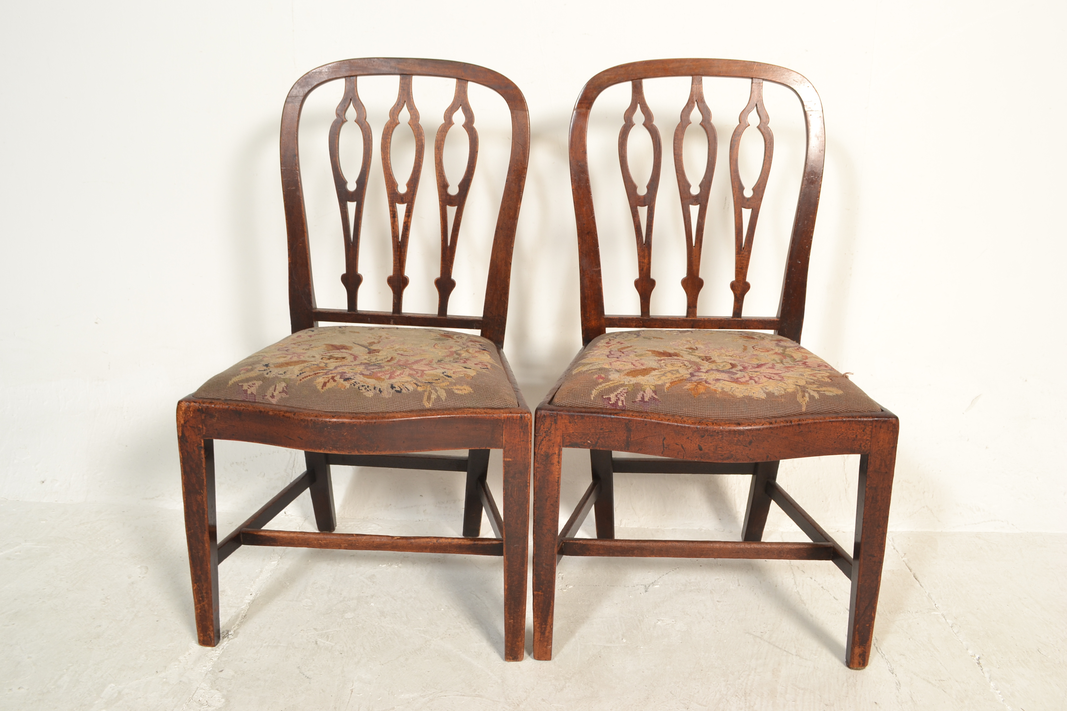 SET OF 6 19TH CENTURY GEORGE III MAHOGANY DINING CHAIRS - Image 11 of 32