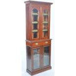 19TH CENTURY VICTORIAN LIBRARY / MUSEUM MAHOGANY BOOKCASE