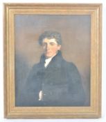 EARLY 19TH CENTURY GEORGIAN OIL ON CANVAS PORTRAIT PAINTING