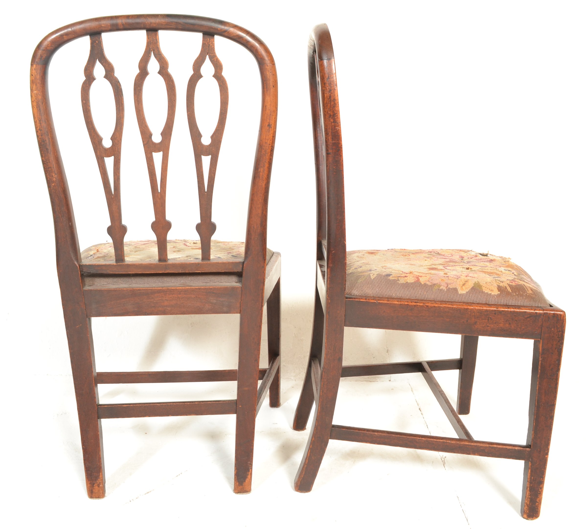 SET OF 6 19TH CENTURY GEORGE III MAHOGANY DINING CHAIRS - Image 25 of 32