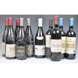 COLLECTION OF TEN ASSORTED FRENCH RED WINES