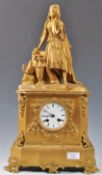 19TH CENTURY FRENCH RAINGO BROTHERS ORMOLU MANTEL CLOCK