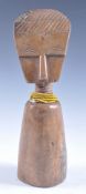 19TH CENTURY GHANA AKUABA ABRON CARVED FERTILITY DOLL