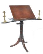 18TH CENTURY GEORGE III MAHOGANY READING STAND LECTERN