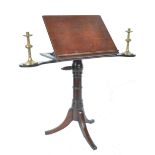 18TH CENTURY GEORGE III MAHOGANY READING STAND LECTERN