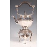EARLY 20TH CENTURY HALLMARKED SILVER SPIRIT KETTLE BY ROBERTS AND BELK