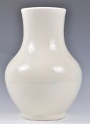 RARE PROTOTYPE WALTER MOORCROFT MONOCHROME BULBOUS VASE