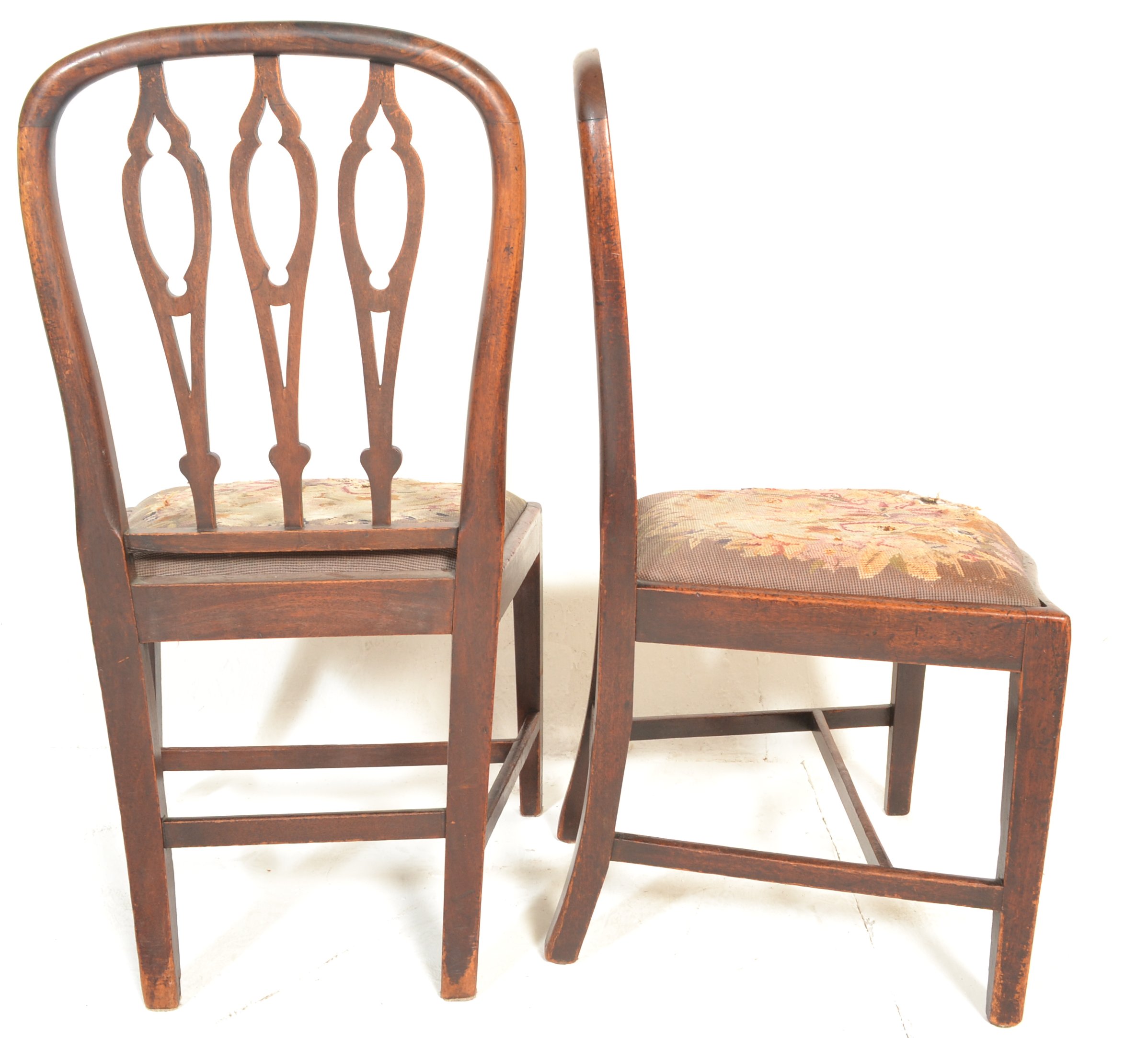 SET OF 6 19TH CENTURY GEORGE III MAHOGANY DINING CHAIRS - Image 10 of 32