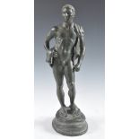 19TH CENTURY NAPOLEONIC GRAND TOUR BRONZE SCULPTURE OF PERSEUS