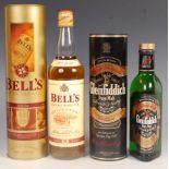 TWO BOXED SPECIAL EDITION WHISKIES BELLS & GLENFIDDICH