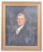 19TH CENTURY GEORGIAN OIL ON CANVAS PORTRAIT PAINTING