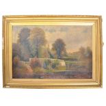 GEORGE HARRIS 19TH CENTURY OIL PAINTING STAPLETON, BRISTOL