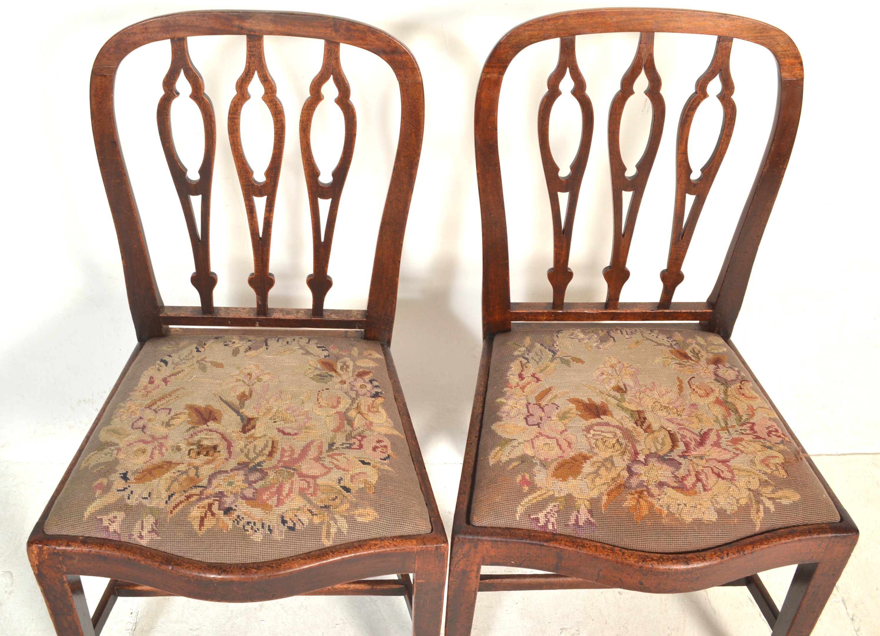 SET OF 6 19TH CENTURY GEORGE III MAHOGANY DINING CHAIRS - Image 15 of 32