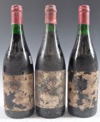 THREE BOTTLES OF 1969 CHAMBOLLE MUSIGNY MAISON M DOUDET