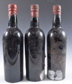 VINTAGE 1960'S UNMARKED BOTTLES OF PORT