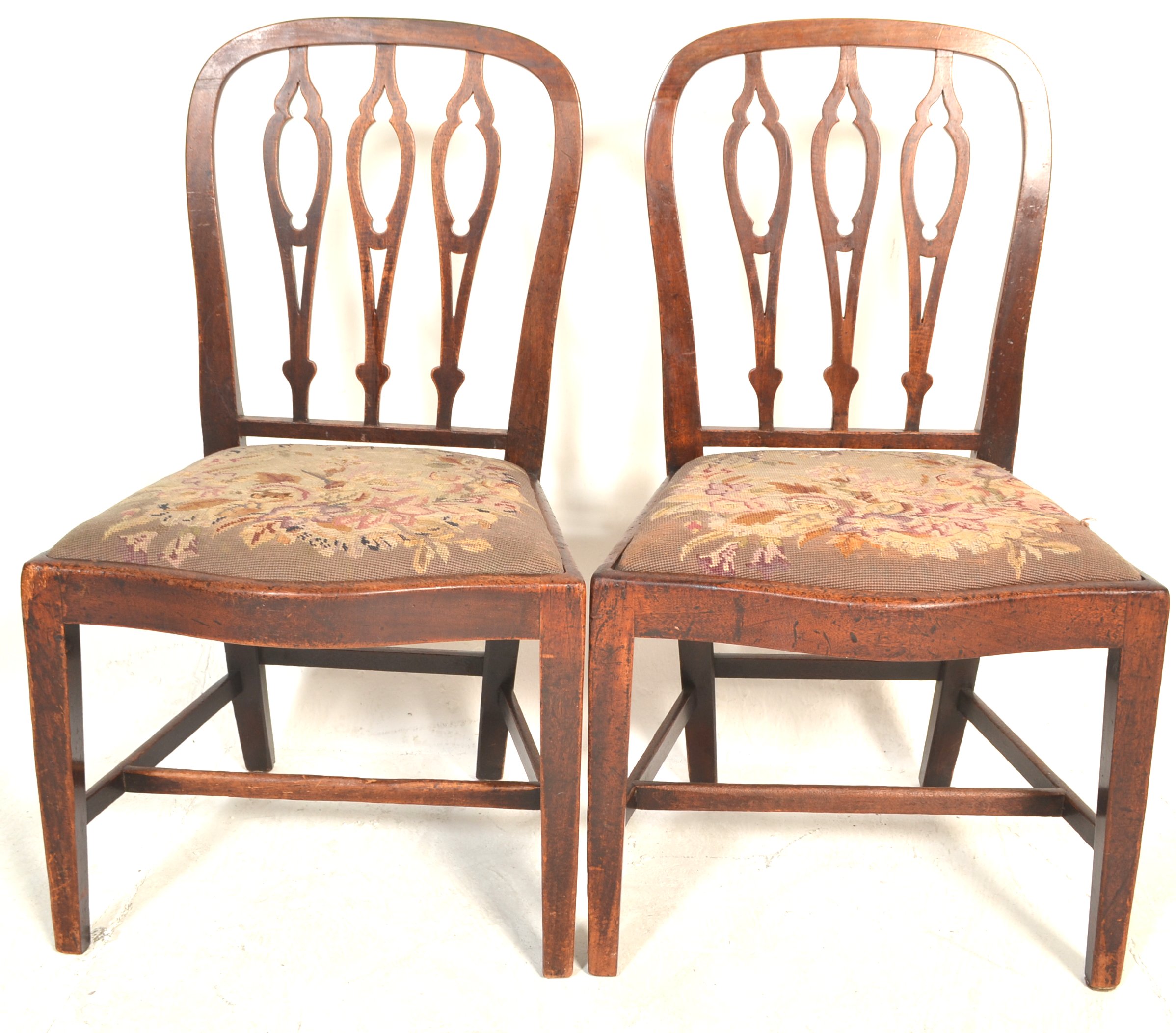 SET OF 6 19TH CENTURY GEORGE III MAHOGANY DINING CHAIRS - Image 12 of 32