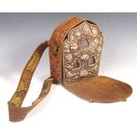 20TH CENTURY GAU BUDDHIST PRAYER BOX AND CARRY CASE