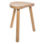 ORIGINAL MOUSEMAN THREE LEG STOOL BY ROBERT THOMPSON