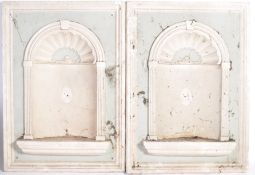 PAIR OF ANTIQUE STYLE CLASSICAL WALL NICHES