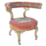REGENCY 19TH CENTURY GILLOWS LANCASTER GESSO WORK FAUTEUIL