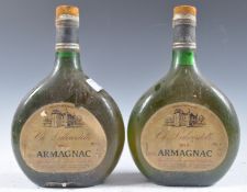 TWO BOTTLES OF CH LABOURDETTE 1973 ARMAGNAC