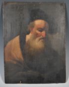 18TH CENTURY DUTCH SCHOOL OIL ON BOARD PAINTING OF A GENTLEMAN