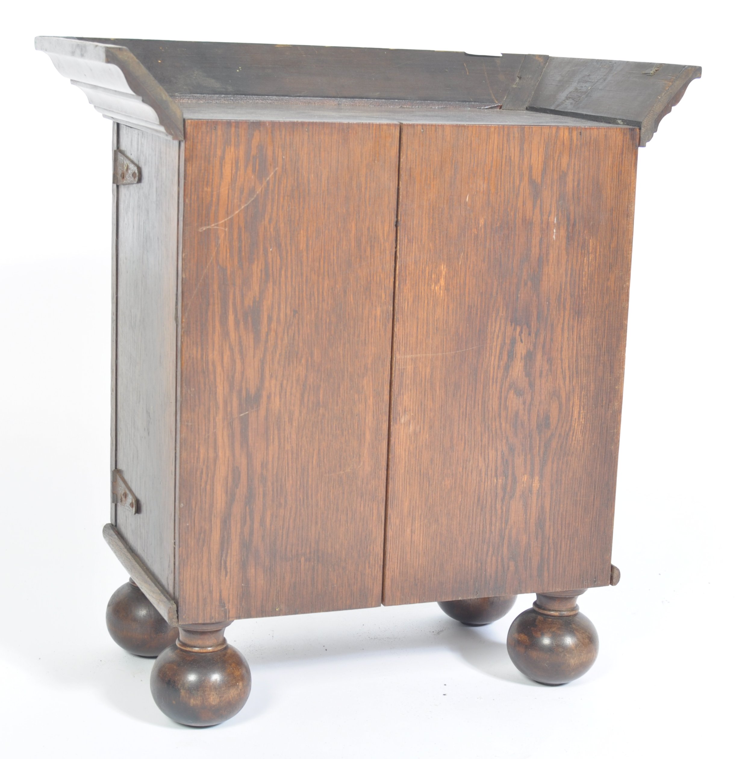 17TH / 18TH CENTURY OAK SPICE OR APOTHECARY CABINET - Image 9 of 9