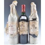 THREE BOTTLES OF LES FORTS DE LATOUR 1980