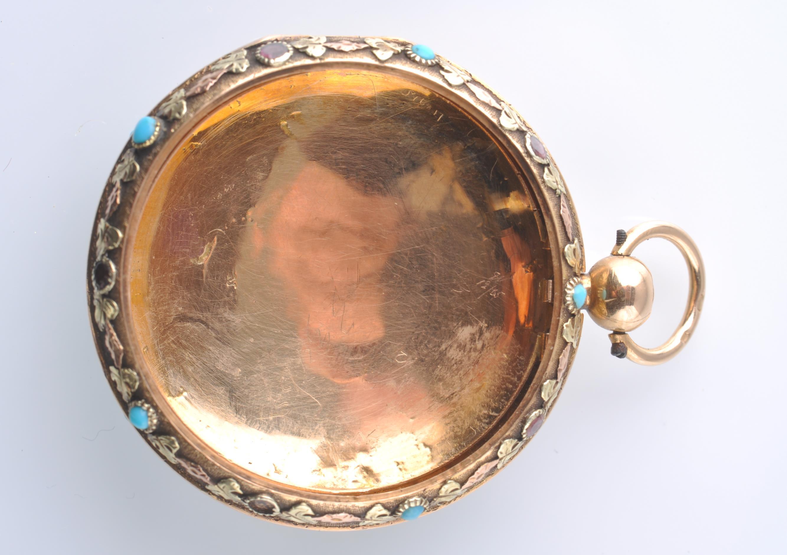 VICTORIAN 19TH CENTURY 18CT GOLD POCKET WATCH CASE OR LOCKET - Image 4 of 5