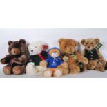 A collection of Teddy Bears from Harrods of Knightsbridge to include Christmas 2006 with Tag, The