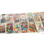 A collection of 1990's and 2000's comic book magazines from DC and Marvel comics to include Peter