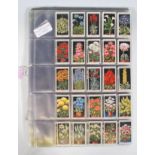A collection of ten full sets of Wills nature related cigarette cards to include; Flower Culture