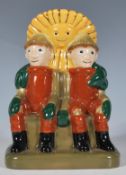 A Wade collectors Bill & Ben & Little Weed ceramic figurine, limited to 500 figures with gold
