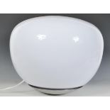 A retro 20th Century original Carl Ojerstam Jonisk design Ikea Pebble lamp. The lamp is of white